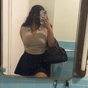 sweater tank top from the 90s